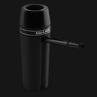 Black AQUA PIPE Waterpipe Original Portable COMES WITH FREE PIPE SCREENS!