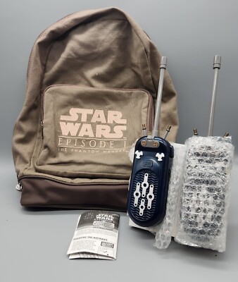 Rare Frito Lays Star Wars Episode 1 The Phantom Menace Backpack Book Bag 1999