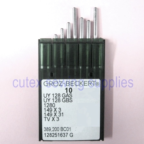 100 Aghi Groz-Beckert UYX128GAS Per Macchine CoverStitch - Confezione Industriale In Scatola Di Plastica, Multimarca (Taglia 10/70)