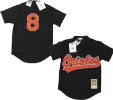 1997 Cal Ripken Jr #8 Orioles Mens Mitchell & Ness Authentic Batting Jersey $100
