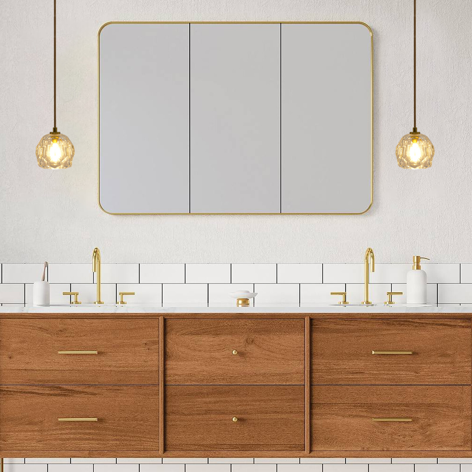 Modern Crystal Drop Chandelier – Villa Ceiling Pendant Light