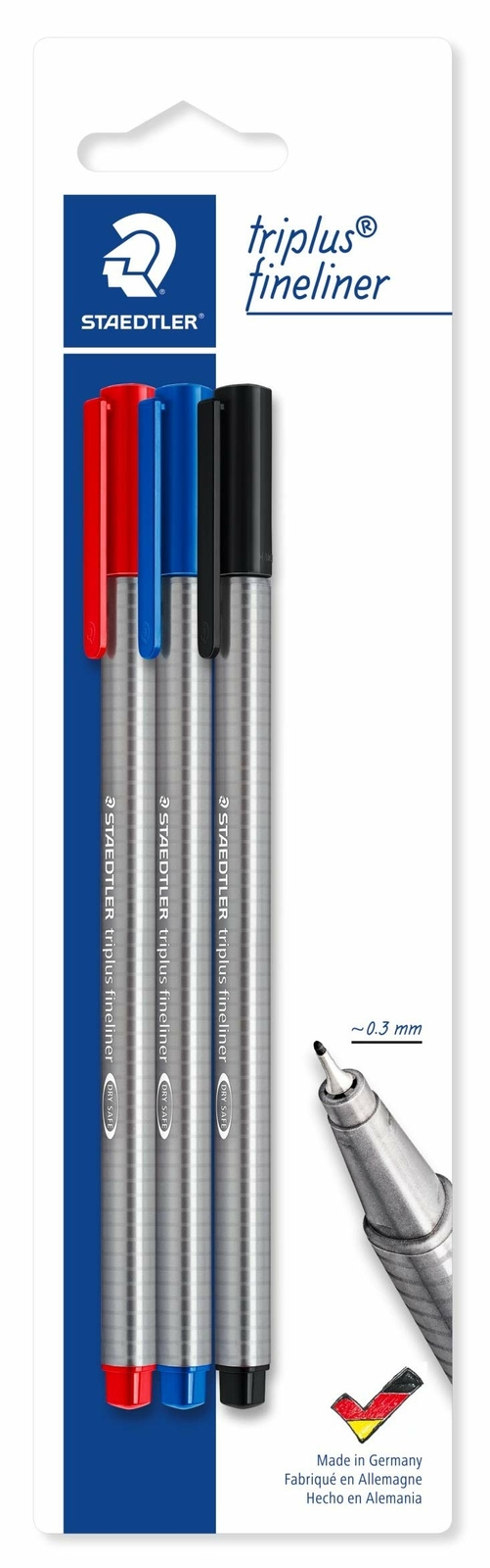 Staedtler 334-S BK3 Penna Fineliner (L9i)
