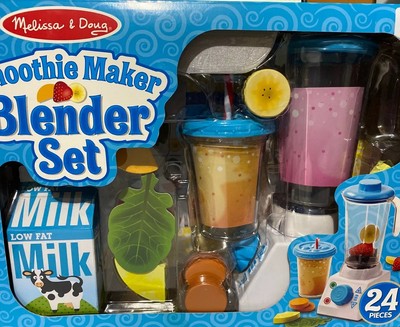 melissa & doug smoothie maker blender set