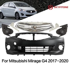 Fits Mitsubishi Mirage G4 2017-2020 Front Grille Bumper/Foglight Covers/Bracket
