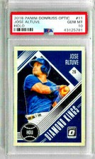 2018 Panini Donruss Optic Jose Altuve Holo PSA 10