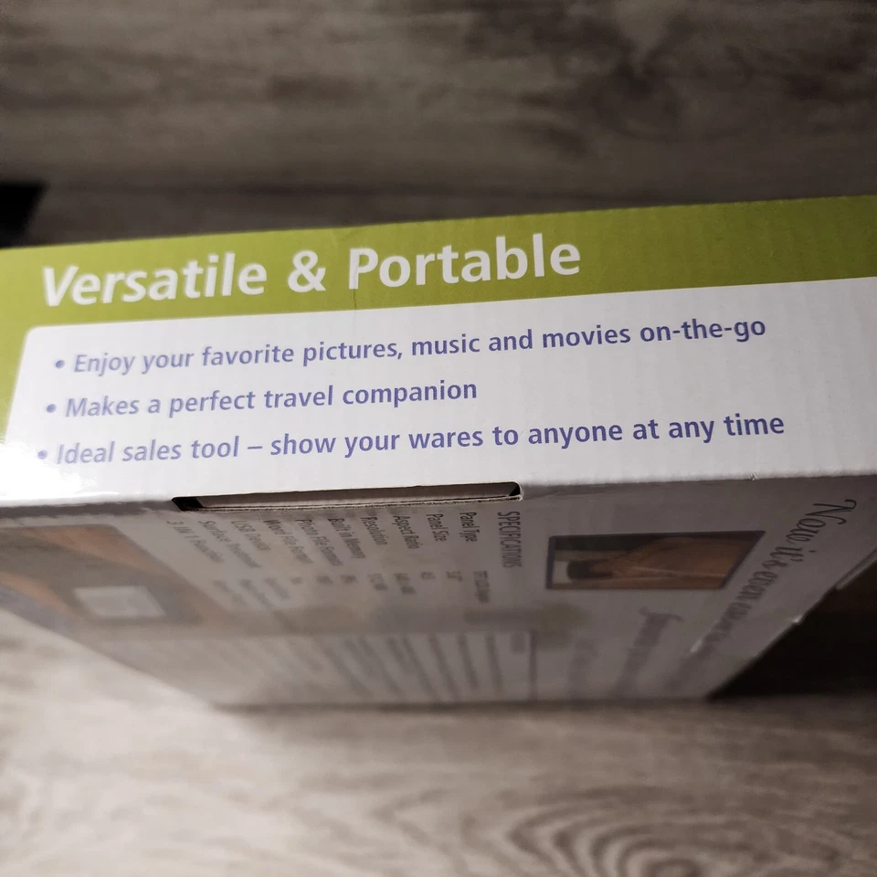 Portable Digital Photo Album Leather Case 512 Mb Memory Photos Music More  - Image 3 of 4