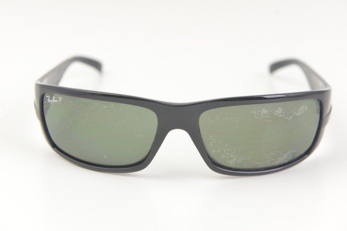 PEELING LENS! Ray-Ban wrap Sunglasses RB 4057 W3348 3P