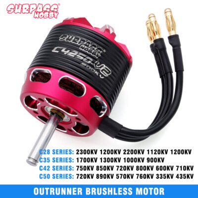 SURPASS HOBBY RC Brushless Motor Outrunner 14 Poles CNC for Fixed Wing Aircraft