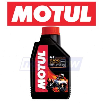 Motul 104091 7100 4T Synthetic Ester Motor Oils - 10W40  (1 Liter)