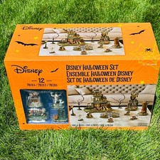 Disney (1598494) 12-Piece Halloween Village Set for sale online | eBay