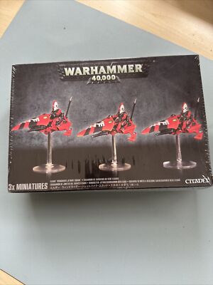 WARHAMMER 40000 40K - Eldars - Escadron Gardiens Vent (Eldar Windriders) x3 OOP