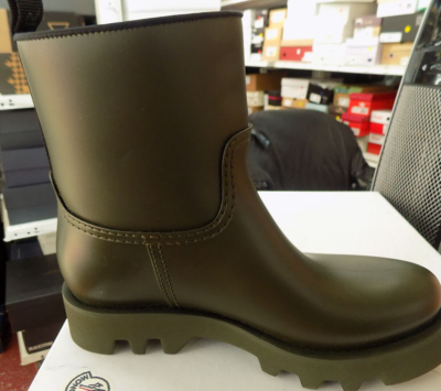 Moncler Women's Ginette Ankle rain boots color green size eu 36