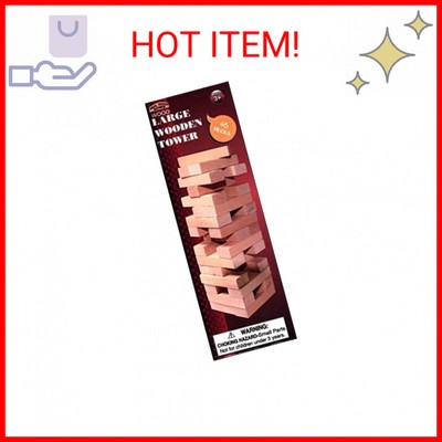 Large Wood Tower Game 48 Pieces