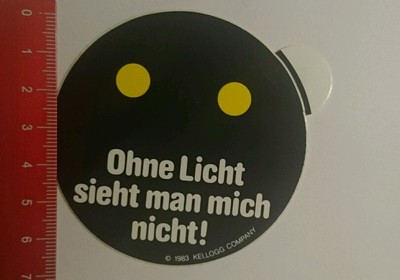 Aufkleber/Sticker: Kellogg Company ohne Licht sieht man nicht (030916127)