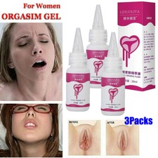 3Pack Female Orgasm Gel Vaginal Tightening Cream Oil Women Lubricant