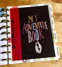 *Up* inspired *My Adventure Book* Dashboard for use with Classic Happy Planner~