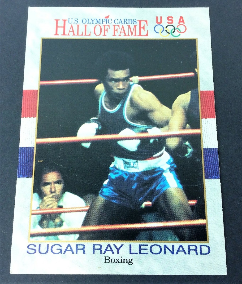 U.S. Olympic Cards Hall of Fame USA Sugar Ray Leonard Boxing