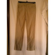Chaps Classic Khaki Straight Leg Pants Regular Fit Size 10