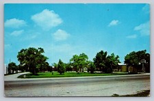 Postal Texas Angleton Meadow Courts Motel William Bastian cromada sin publicar H515