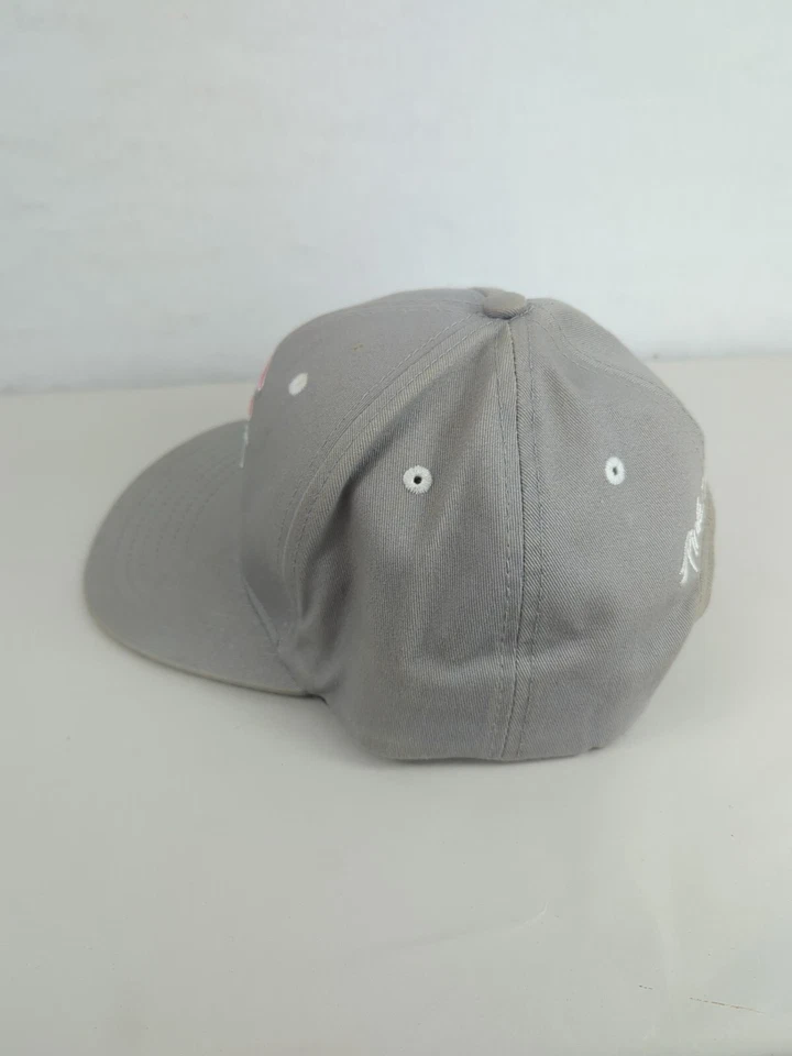 Rosa + Delfín "NuNu" Gris Sombrero Gorra de Pelota Snapback Dolphin Wave Logo  Foto 4 de 4