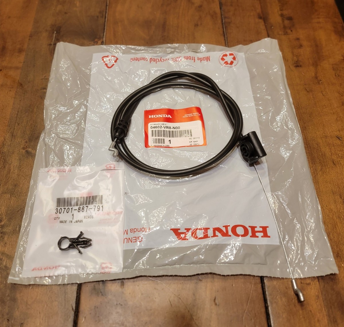 HONDA Engine Brake Cable HRN216 54530-VR8-N00 04602-VR8-N00
