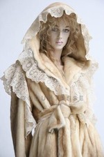 NEW FLOOR LENGTH MINK DRESS COAT - STUNNING - KU687