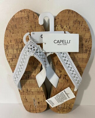 bling flip flops size 11
