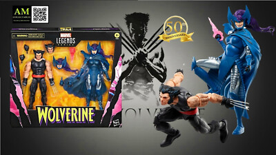 HASBRO MARVEL - WOLVERINE & PSYLOCKE 50th ANNIVERSARY ACTION FIGUREN SET