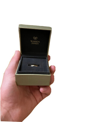 Mens Gold Ring 9ct Size S Warren James UK