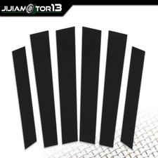 Fit For 2007-2011 Honda Crv 4dr 6pcs Black Window Pillar Posts Cover Door Trim Fit For 2007-2011 Honda Crv 4dr 6pcs Black Window Pillar Posts Cover Door Trim