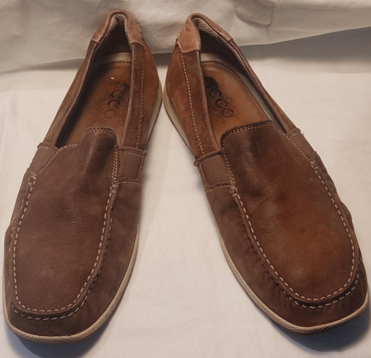 Ecco men’s suede casual slip on loafers. Size 43/ US 10 Amazon.com | ECCO S Lite Moc Summer, Black/Black Perforated  main image 2