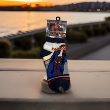 2007 Spider-Man 3 Movie Kids Acrylic Socks Shoe Size 7 1/2 - 4 New Old Stock