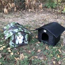 Winter Warm Pet House Cat Dog Nest Tent Cabin Pet Bed Tent Portable Travel Nest