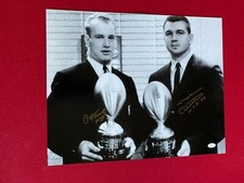 Paul Hornung (MVP) & Mike Ditka (ROY), Autographed (JSA) 16x20 Photo w/ HOF Ins.