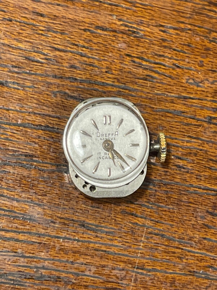 Movimento Da Orologio Marca Dreffa Genève Da Réviser O per Monete