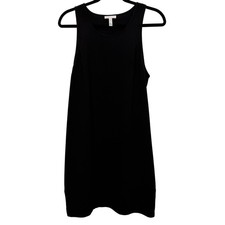 Leith Womens Black Sleeveless Racerback Shift Mini Dress TL292823MI Size Medium