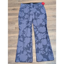 SPANX Sunshine Collection Petite Kick Flare Pant Floret Floral UPF 50+ Size S