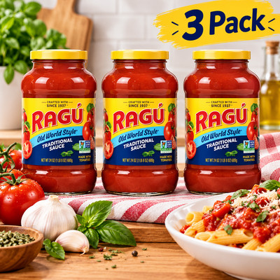 3 Pack Traditional Tomato Pasta Sauce  , 24 oz Each Free Shipping......