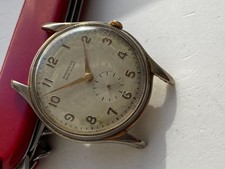 OROLOGIO VINTAGE UOMO WILL PER RICAMBI BONHEUR ANCRE 15 RUBINI SVIZZERO CASSA 37 MM