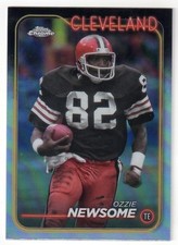 2024 Topps Chrome #31 OZZIE NEWSOME 'REFRACTOR' CARD! BROWNS