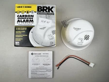 BRK Hard-Wired w/Battery Back-up Carbon Monoxide Detector CO5120BN Open Box