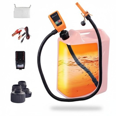Automatische Kraftstoff-Umfüllpumpe, 51 Zoll Schlauch, 3,2 GPM, Auto-Stop, tragbarer Benzinkanister...