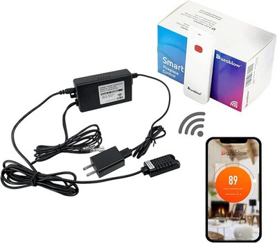 SH3002D-RH Dual WiFi (2.4G+5G) Smart Home Gas Fireplace Remote Control for Mi...