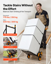 Stair Climbing Cart, 440 lbs Stair-Climbing Capacity, Warehouse