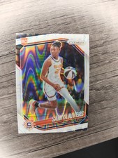 2025 Panini Prizm WNBA - Saniya Rivers #131 White Seismic Prizm (RC)