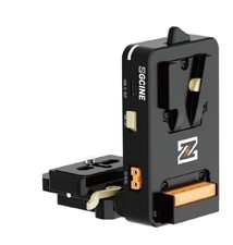 ZGCINE VM-VP4 V Mount Battery Plate,Power Supply Splitter Support USB-C