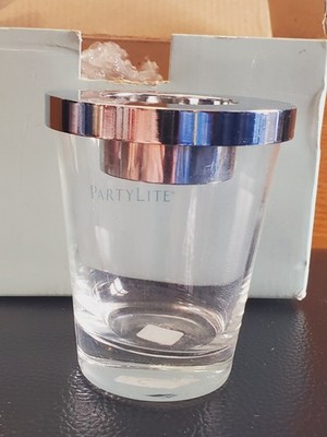 Party Lite Versatility Votive Pair P8488 Candle Holders Open Box