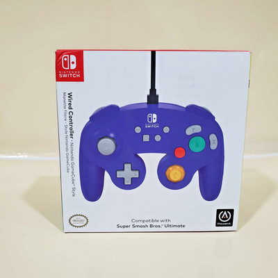 PowerA GameCube Style Wireless Controller for Nintendo Switch Style - Purple