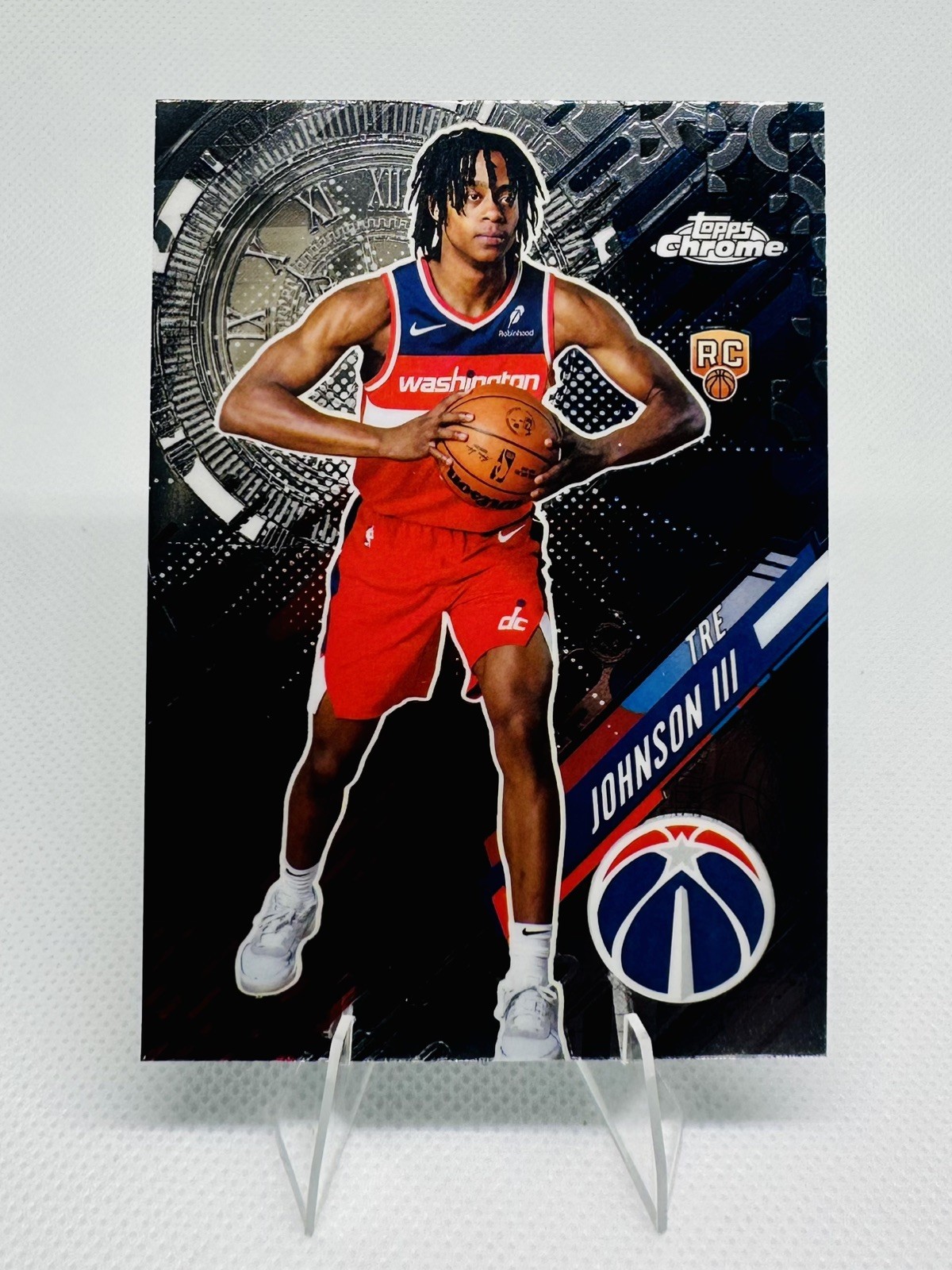 Tre Johnson lll 2025-26 Topps Chrome Go Time Rookie Pulsar #GT-21