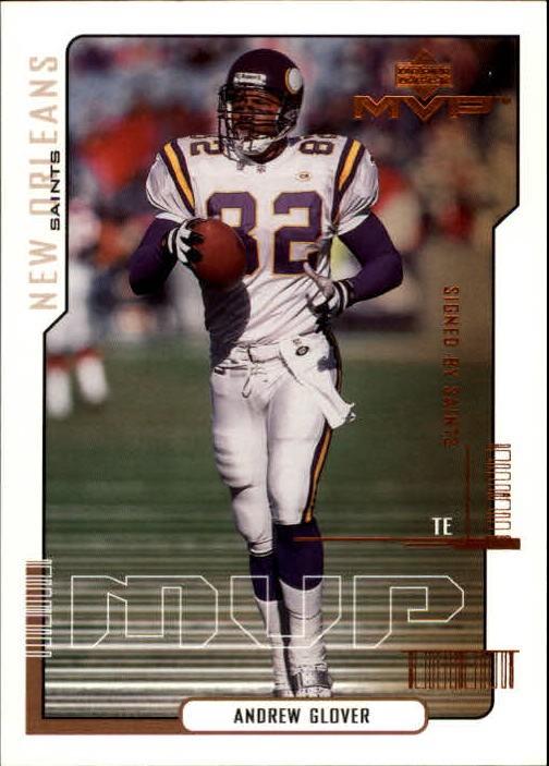 2000 Upper Deck MVP #107 Andrew Glover - FB